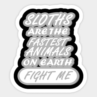 Funny Sloth Saying Lazy Sleepy Gift Sticker